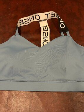 Onset T-back sports bra slate blue size L